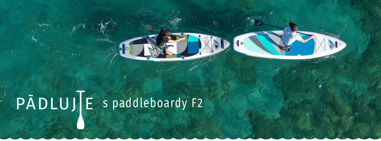Pádlujte s nafukovacími paddleboardy F2 COMET 11'5