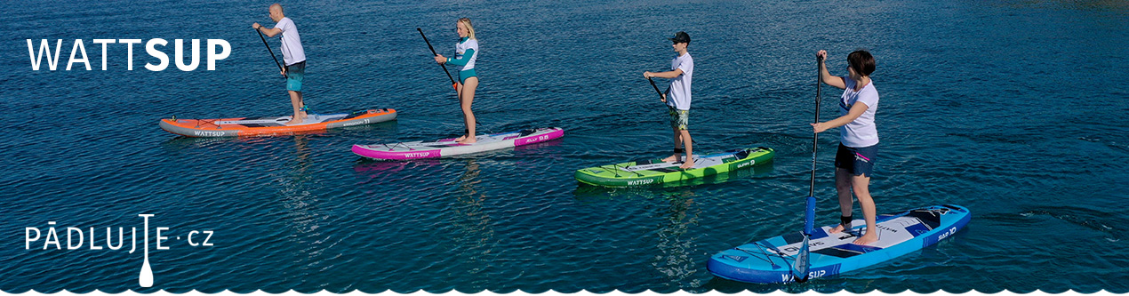 Paddleboardy WATTSUP všechny modely 2021 na PÁDLUJTE.CZ - Pádlujte s námi!