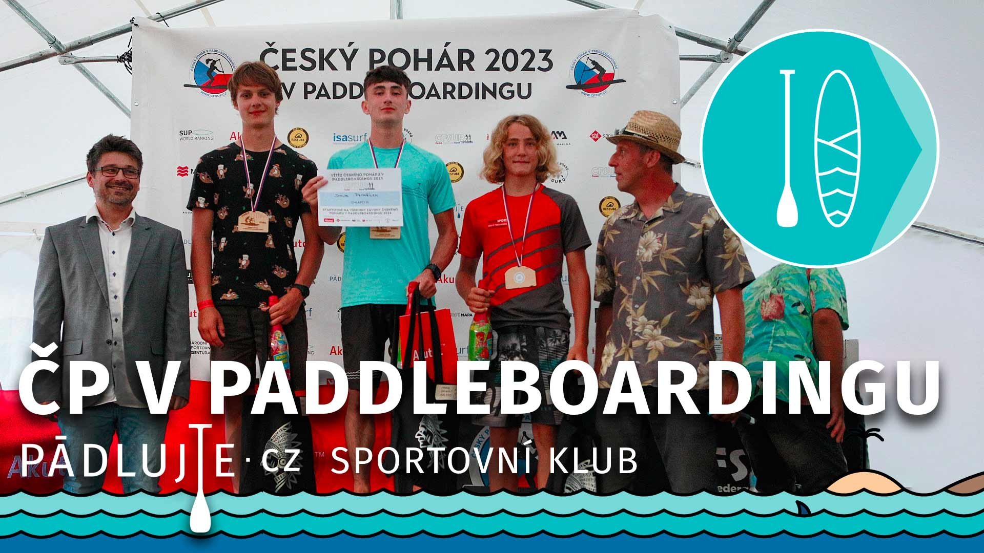 Finále Českého poháru v paddleboardingu Cheb 2023 - Kuba Petržílek vítěz