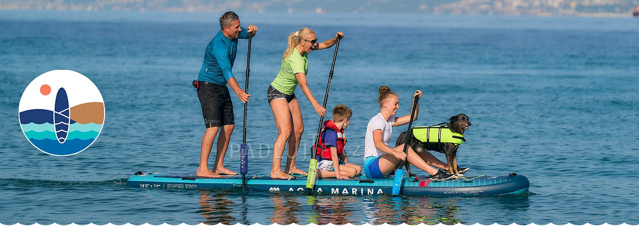 AQUA MARINA SUPERTRIP - nafukovací paddleboardy pro celou rodinu