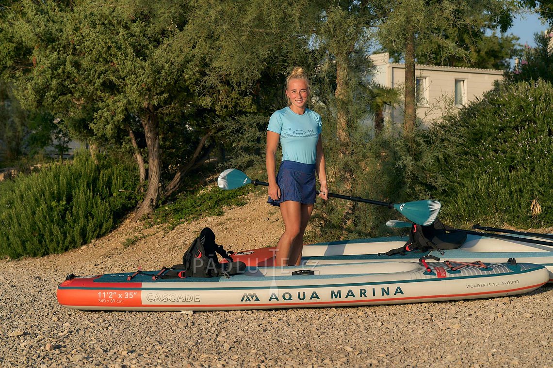 Nafukovací SupKajak AQUA MARINA CASCADE 2024 nově i 2-místná verze