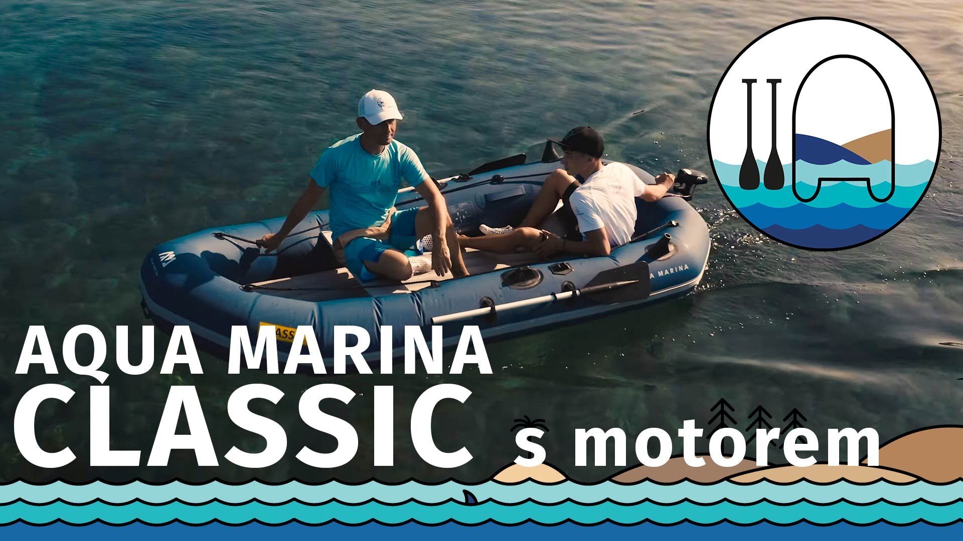 Nafukovací člun AQUA MARINA CLASSIC s motorem