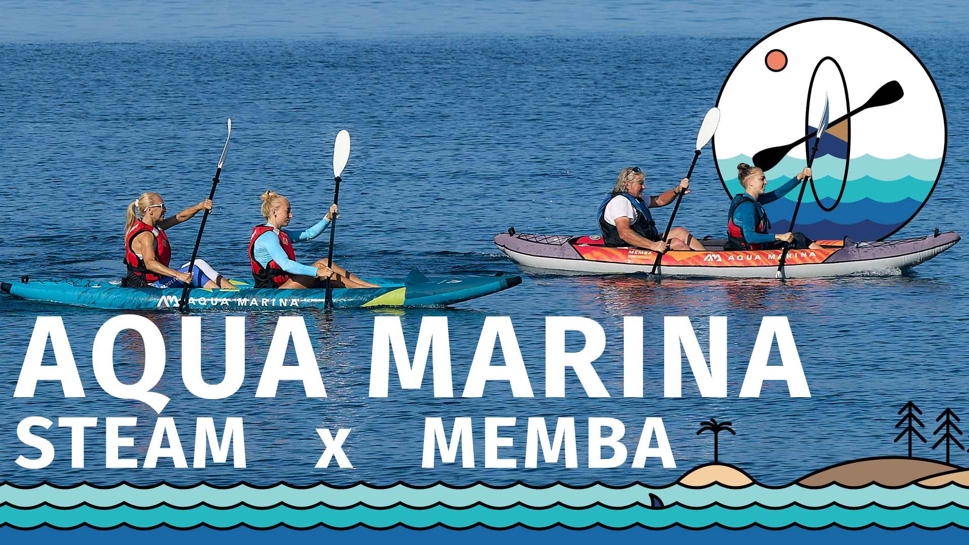 Srovnání nafukovacího kajaku AQUA MARINA STEAM a kajaku AQUA MARINA MEMBA