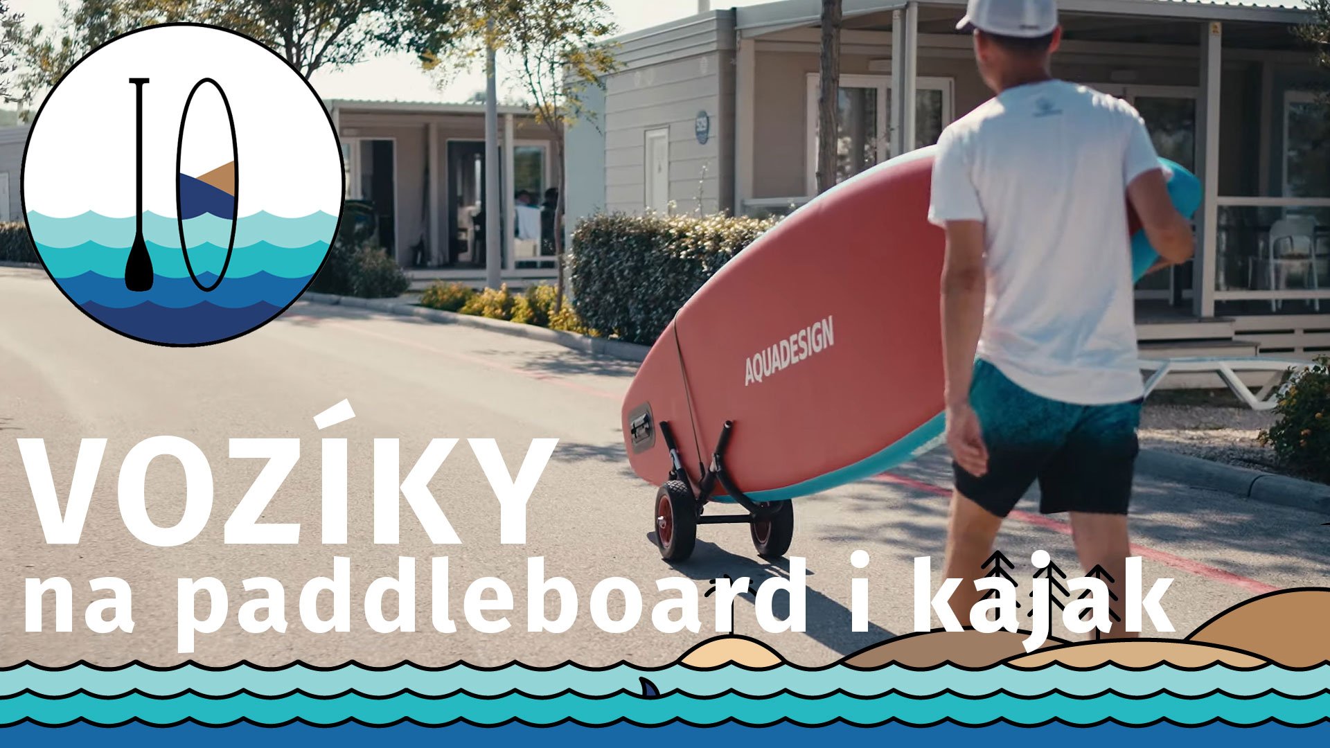 Vozíky pro přepravu paddleboardu