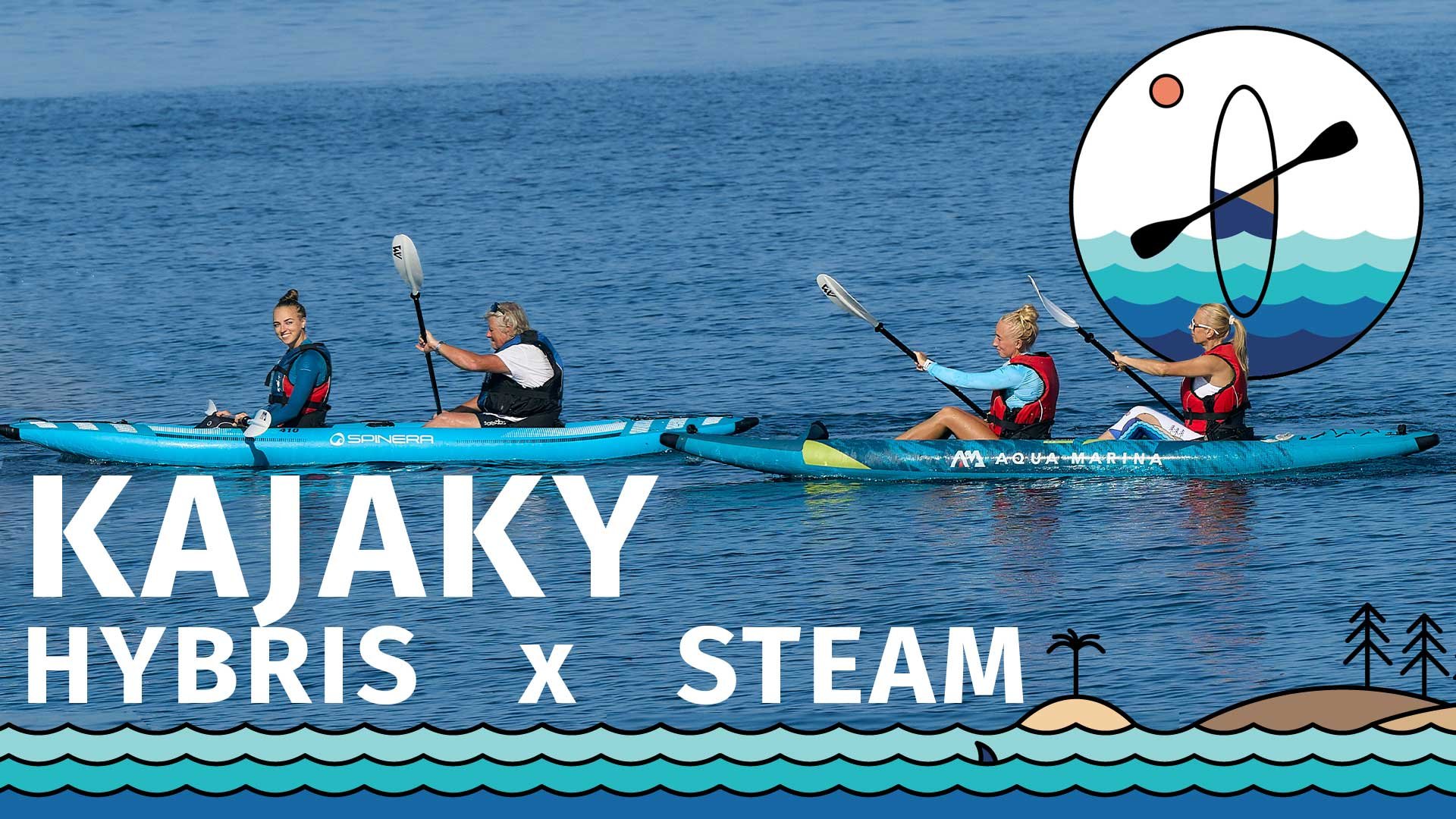 Srovnání AQUA MARINA STEAM a kajaku SPINERA HYBRIS