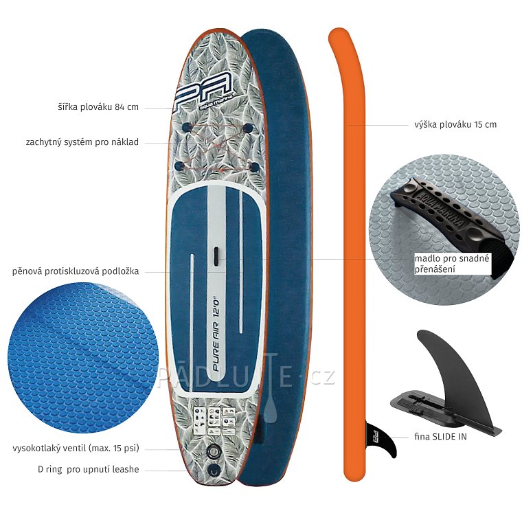 Paddleboardy PURE AIR - lehké, stabilní, nízká cena - PUREAIR
