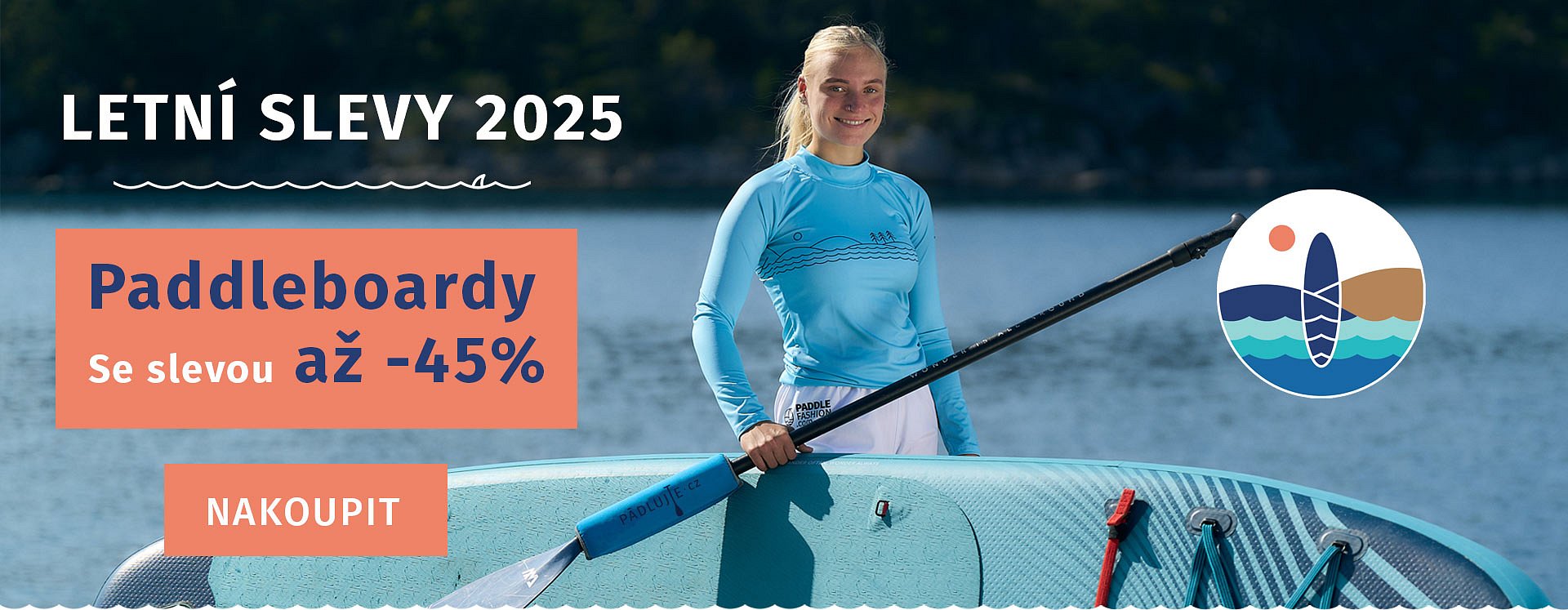 Slevy na nafukovací paddleboaredy až -45%, akční zboží, akce, sleva