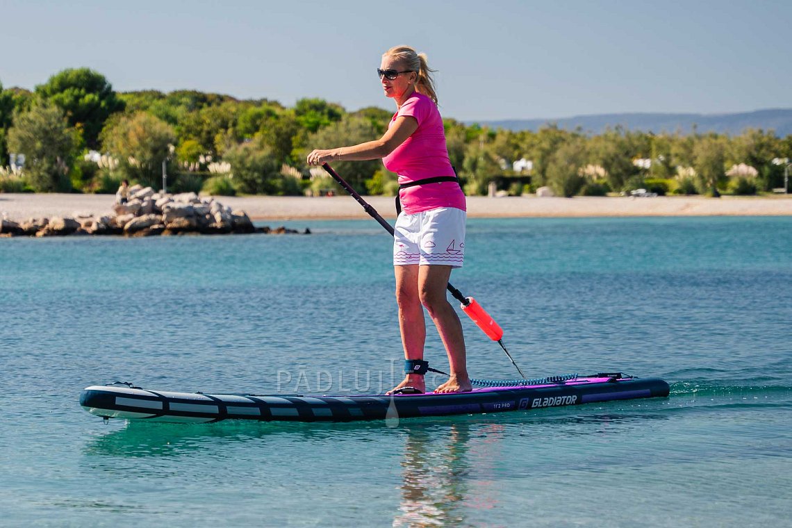 Dámský outfit 9 - růžová - paddleboard GLADIATOR PRO, lycra, žabky COOL