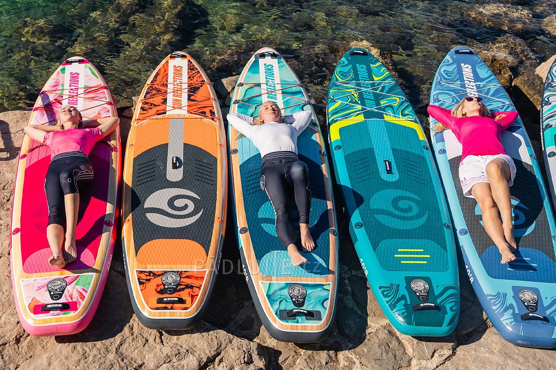 Dámský outfit 9 - tyrkysová - paddleboard GLADIATOR PRO, lycra, žabky COOL