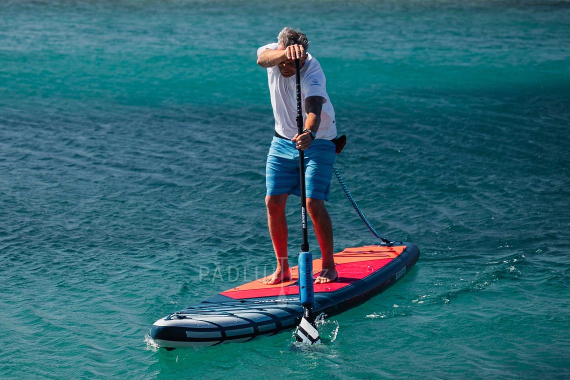 Pánský outfit 2 - červená - paddleboard GLADIATOR PRO, lycra, žabky COOL