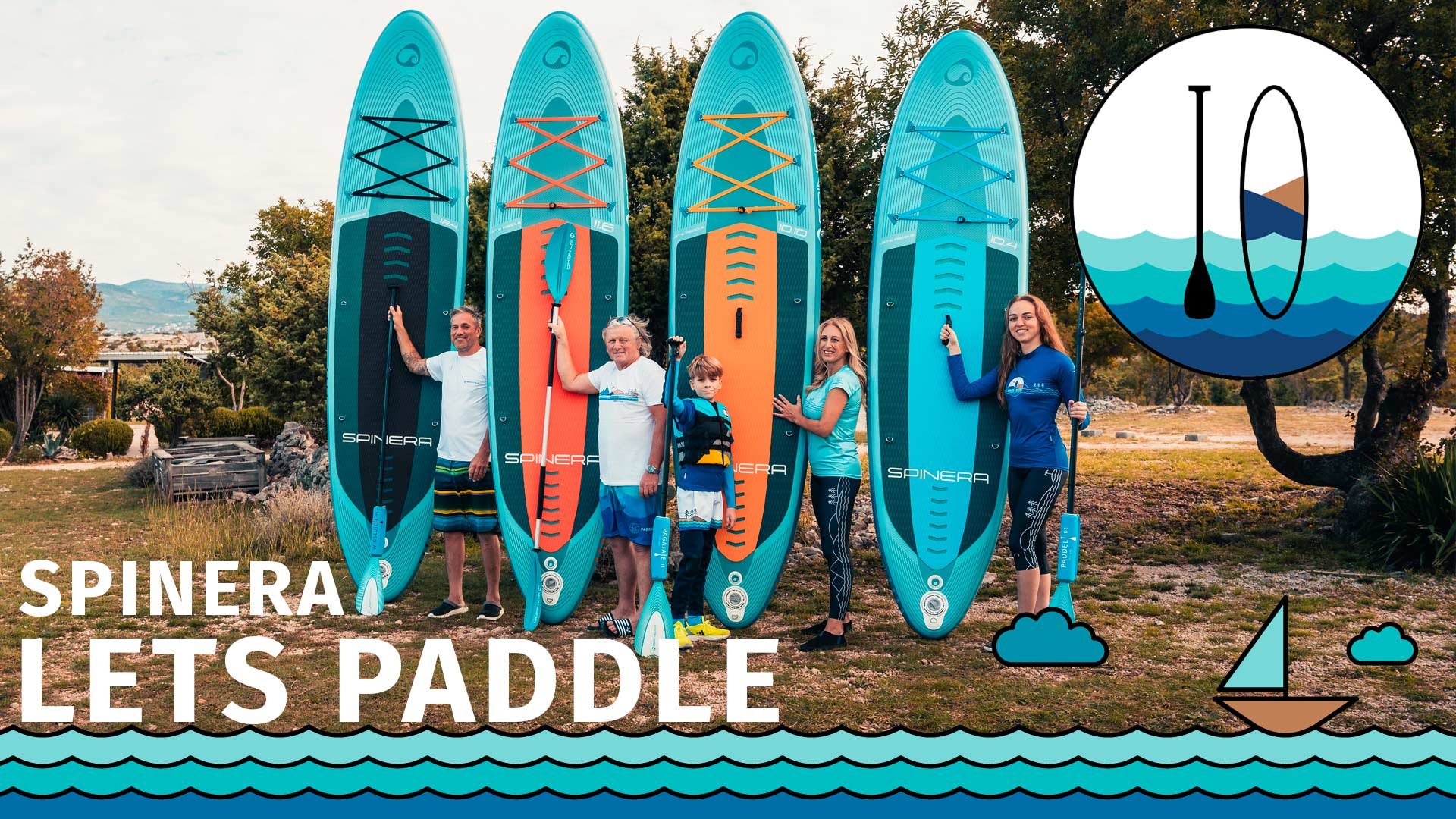 Paddleboardy SPINERA LETS PADDLE