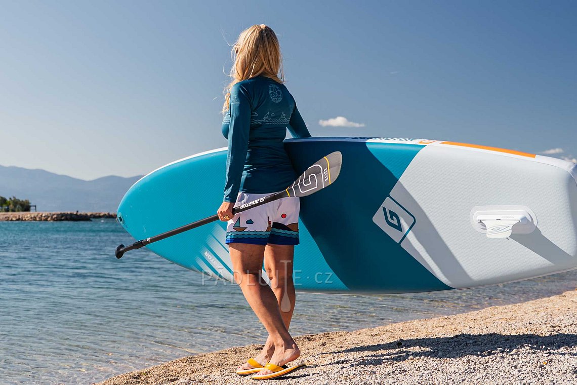 Dámský outfit 10 - tyrkysová - paddleboard GLADIATOR PRO, lycra, žabky COOL