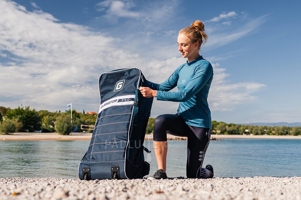 Dámský outfit 11 - tyrkysová - paddleboard GLADIATOR PRO, lycra, žabky COOL