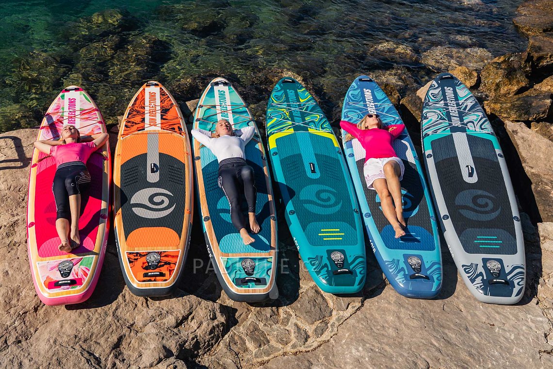 Dámský outfit 10 - růžová - paddleboard GLADIATOR PRO, lycra, žabky COOL