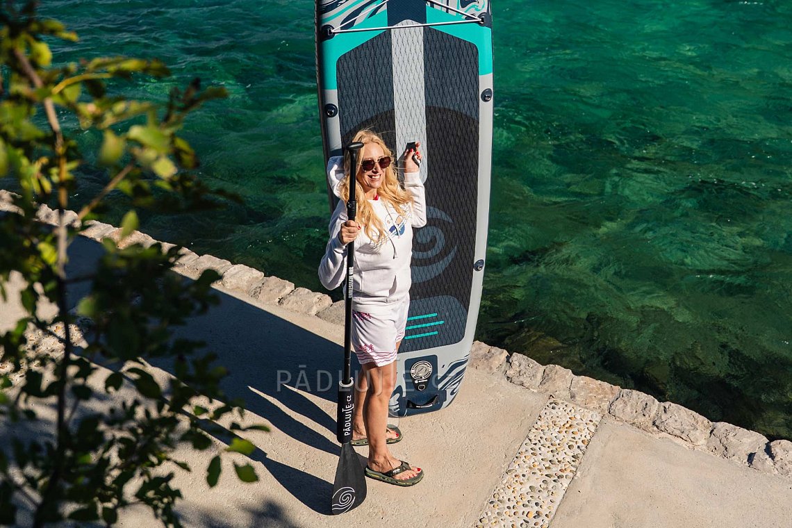 Dámský outfit 5 - černá - paddleboard GLADIATOR PRO, lycra, žabky COOL