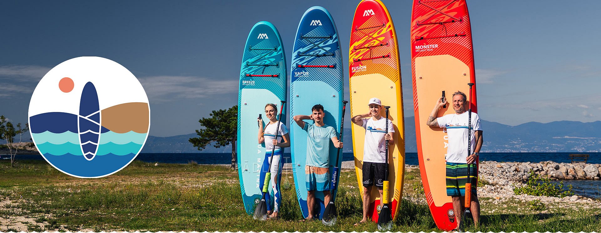 Nafukovací paddleboardy - AQUA MARINA - modely 2026 na PÁDLUJTE.CZ - Pádlujte s námi!