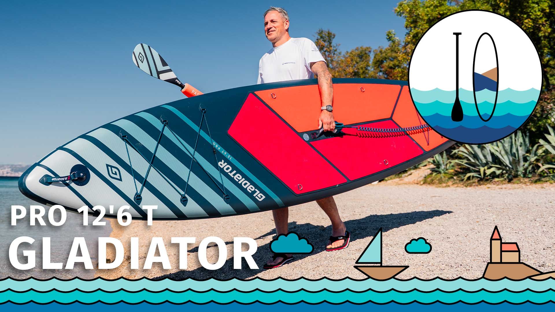 Recenze paddleboardu GLADIATOR PRO 12'6 TOURING 2026