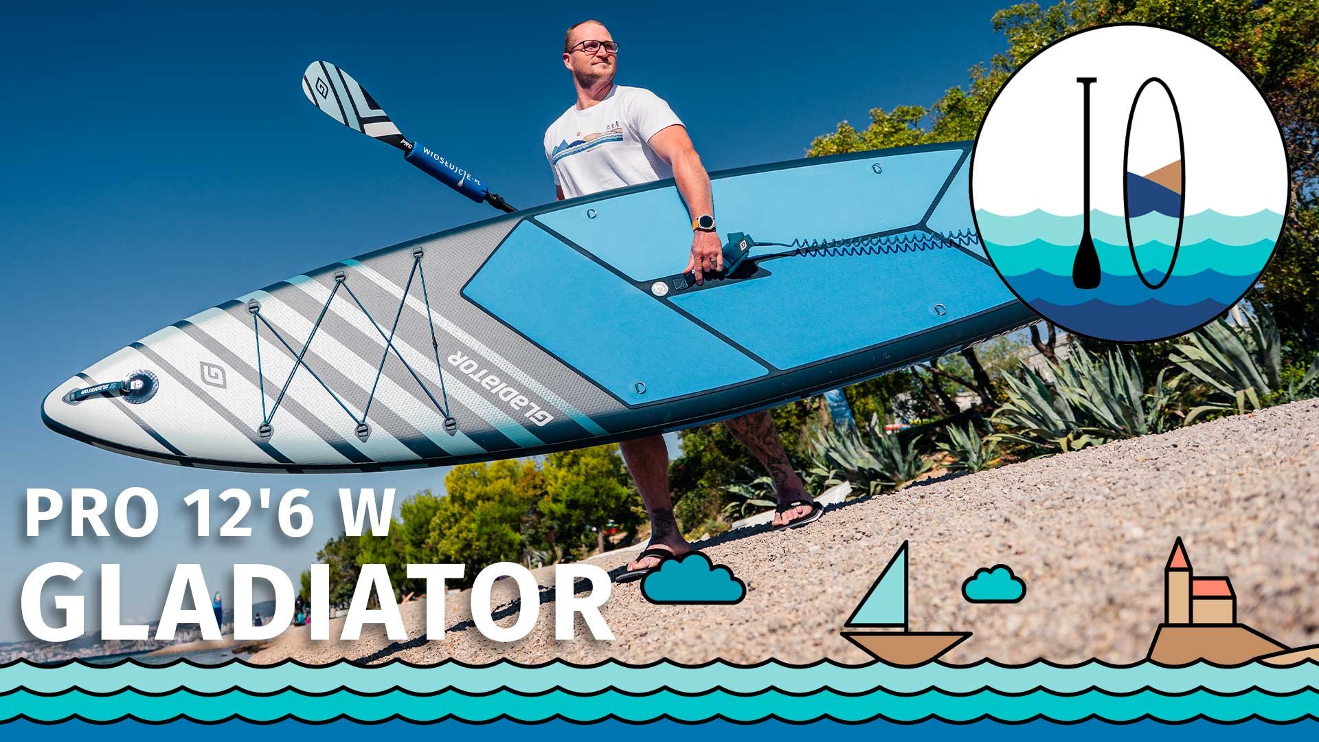 Recenze paddleboardu GLADIATOR PRO 12'6 WIDE 2026