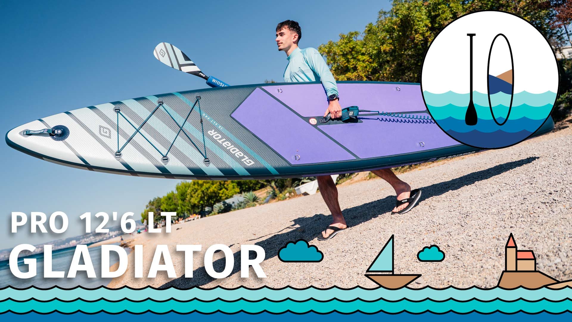 Recenze paddleboardů GLADIATOR PRO 12'6  LIGHT 2026