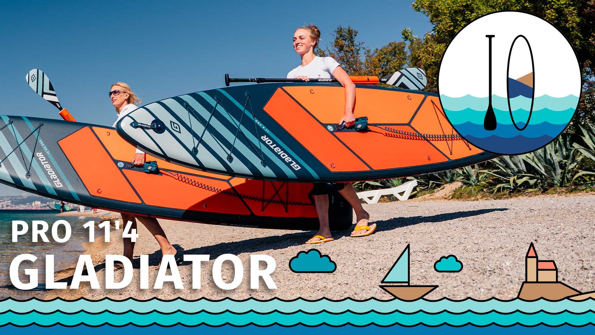 Recenze paddleboardů GLADIATOR PRO 11'4 2026