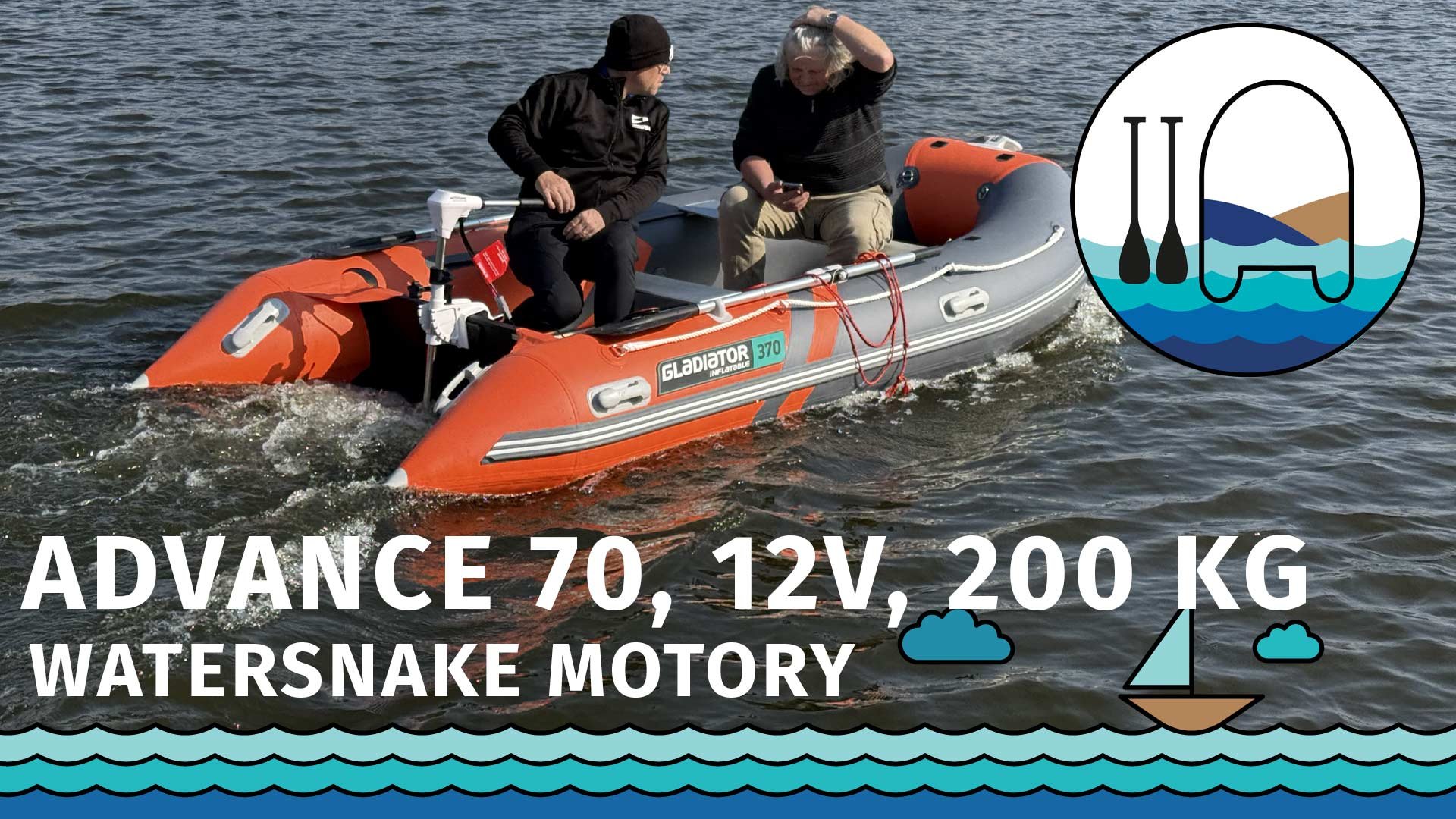 Test motoru WATERSNAKE ADVANCE 70 se člunem…