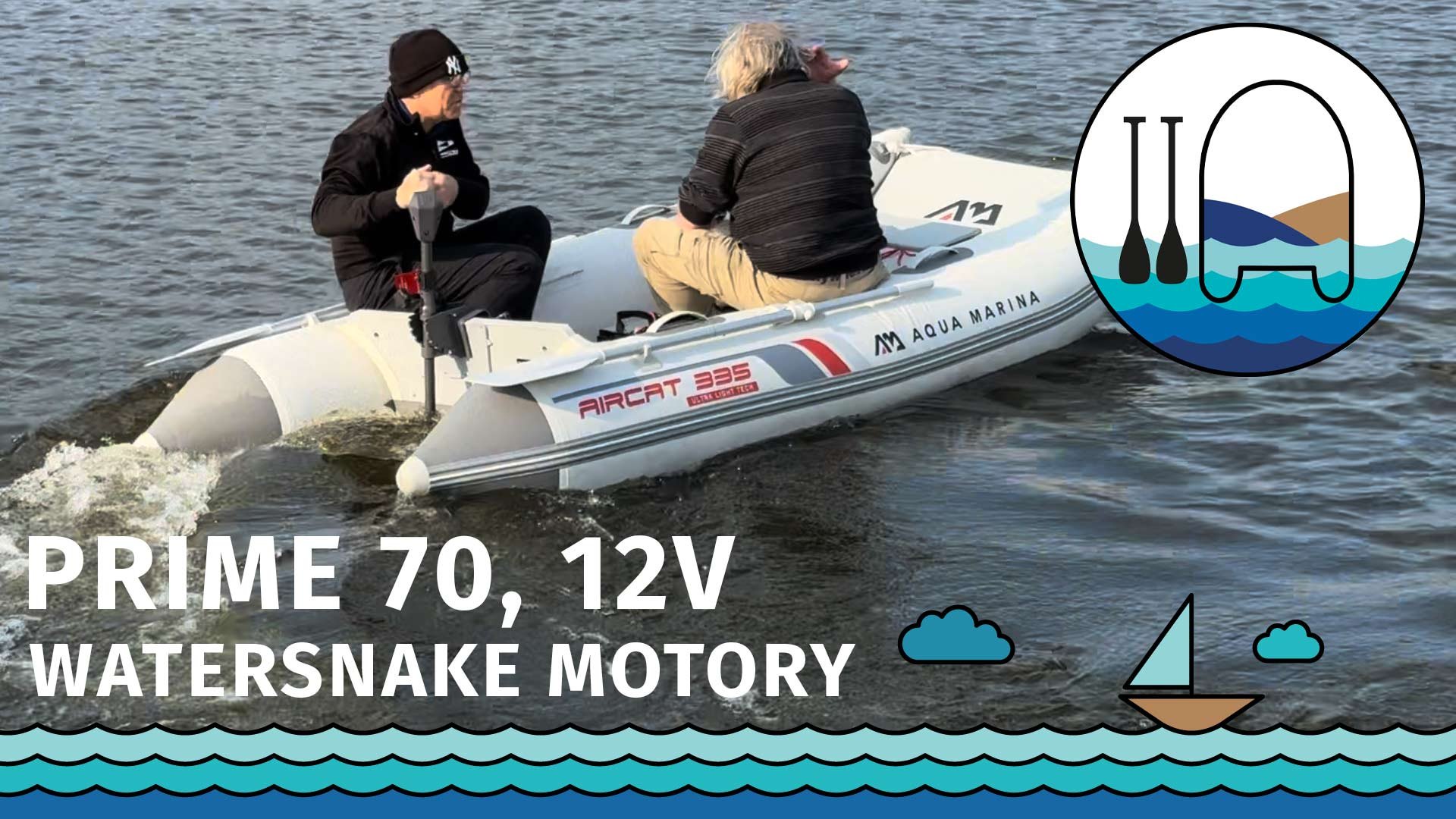 Test motoru WATERSNAKE PRIME 70 na člunu…