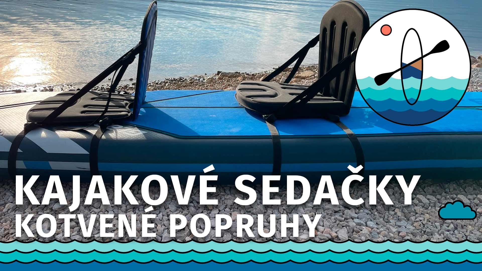 Nestandardní připojení kajakové sedačky k paddlebordu pro vození dětí