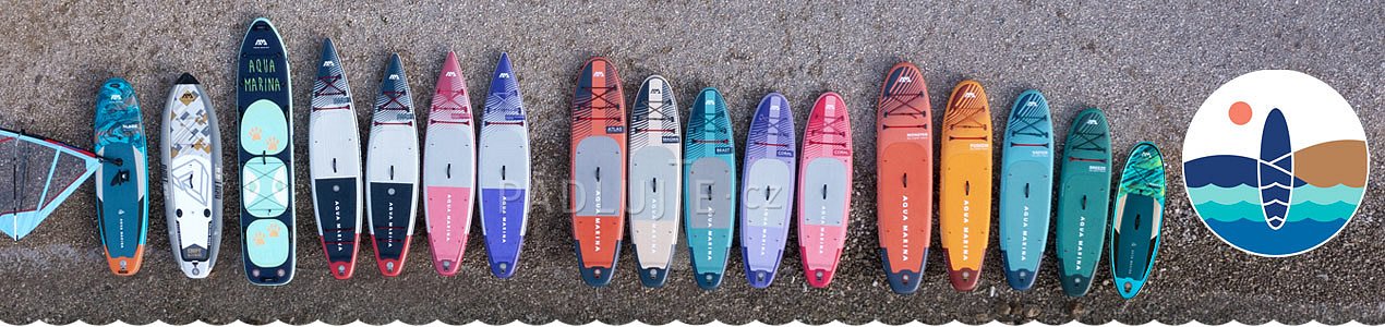 AQUA MARINA - Nafukovací paddleboardy dle značky - Paddleboardy AQUA MARINA všechny modely 2023 na PÁDLUJTE.CZ - Pádlujte s námi!