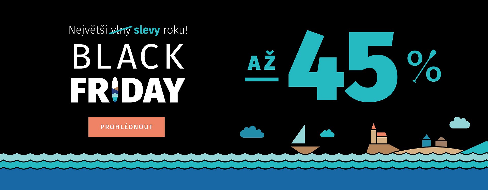 BLACK FRIDAY až -45% na paddleboardy