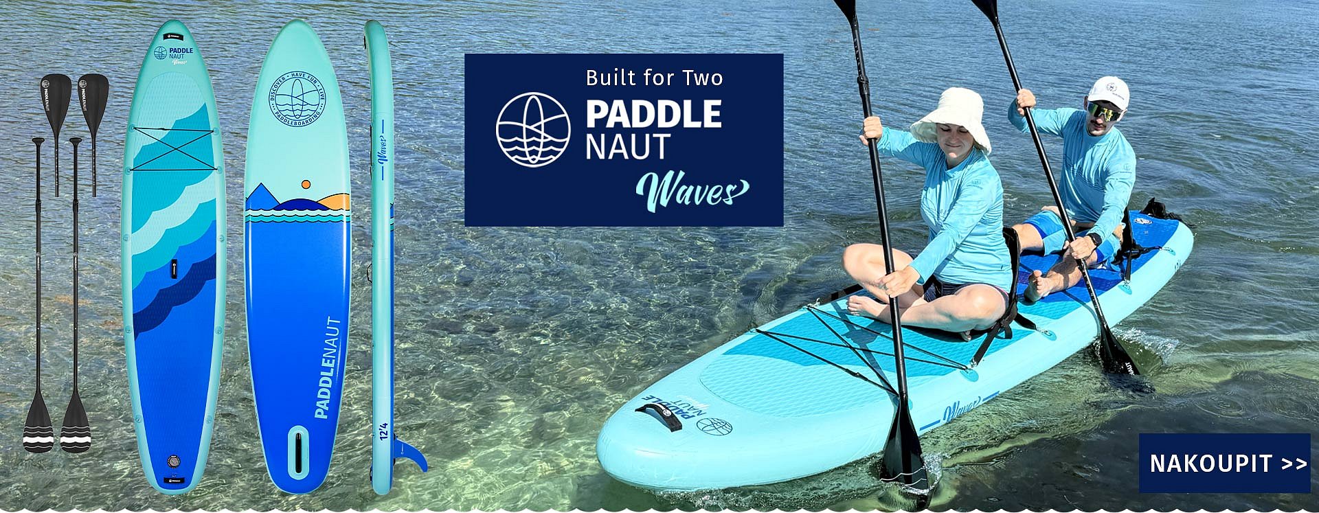 Paddleboardy PADDLENAUT - to nejlepší ze světa paddleboardingu v jedném krabici - pouze na PÁDLUJTE.CZ