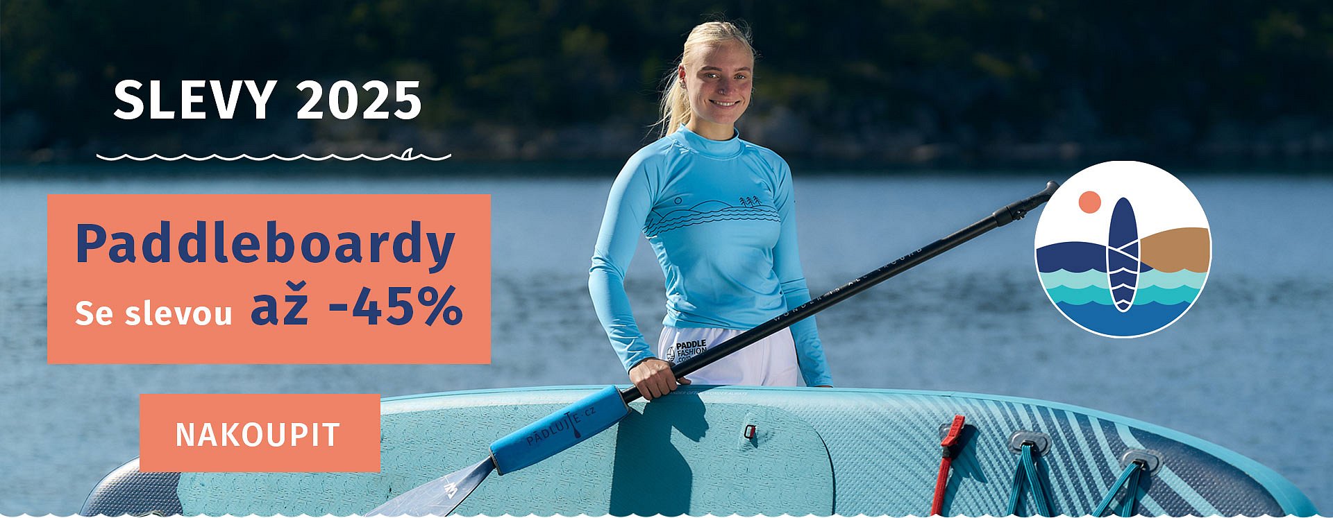 Slevy na nafukovací paddleboaredy až -45%, akční zboží, akce, sleva
