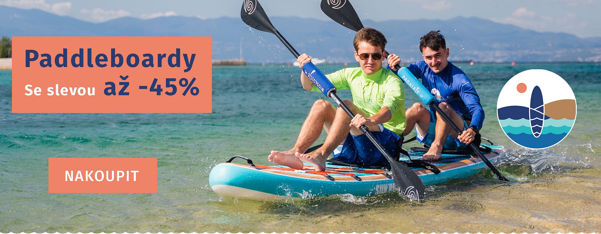 SLEVY až -45% na paddleboardy