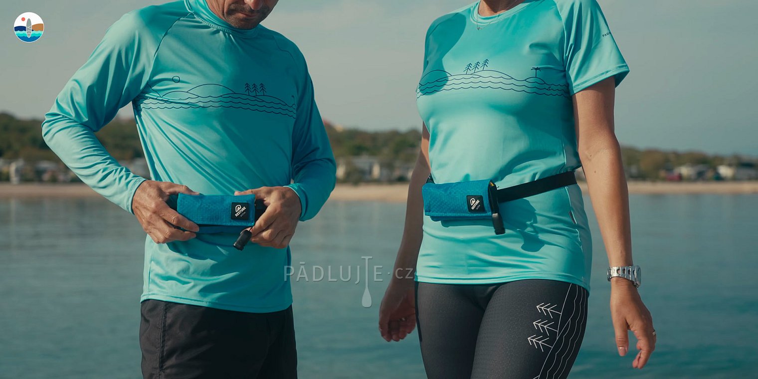 Bezpečnost na paddleboardu - záchranná vesta, Restube a leash