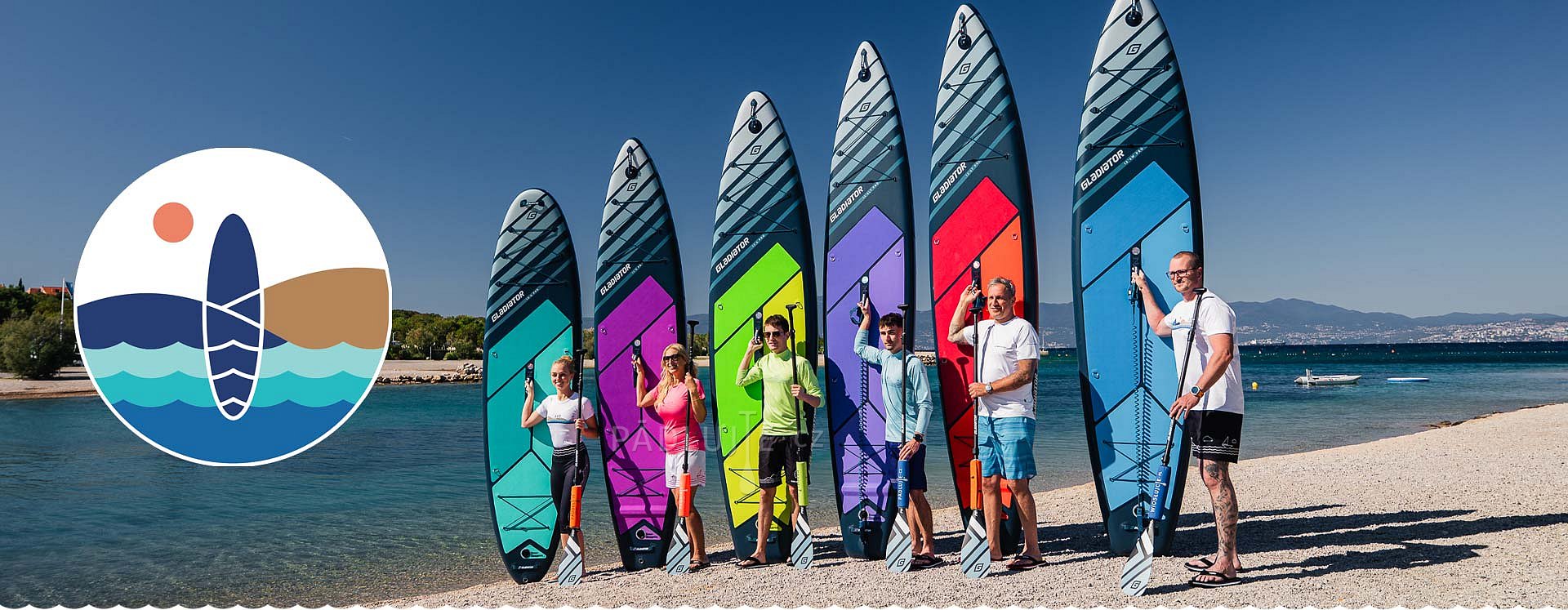 Paddleboardy GLADIATOR PRO na Pádlujte.cz - Pádlujte s námi!