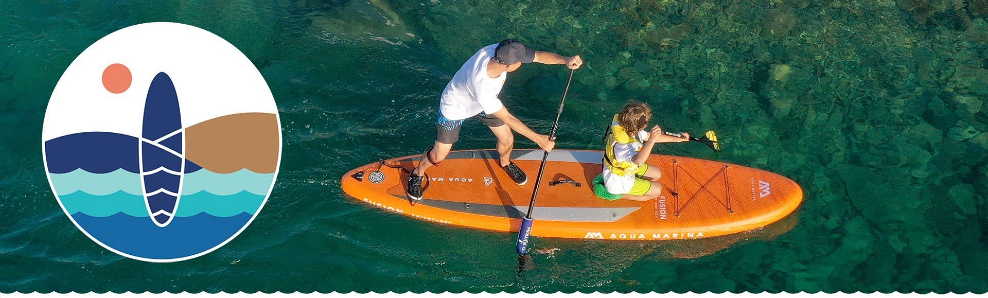 Střední univerzální paddleboardy