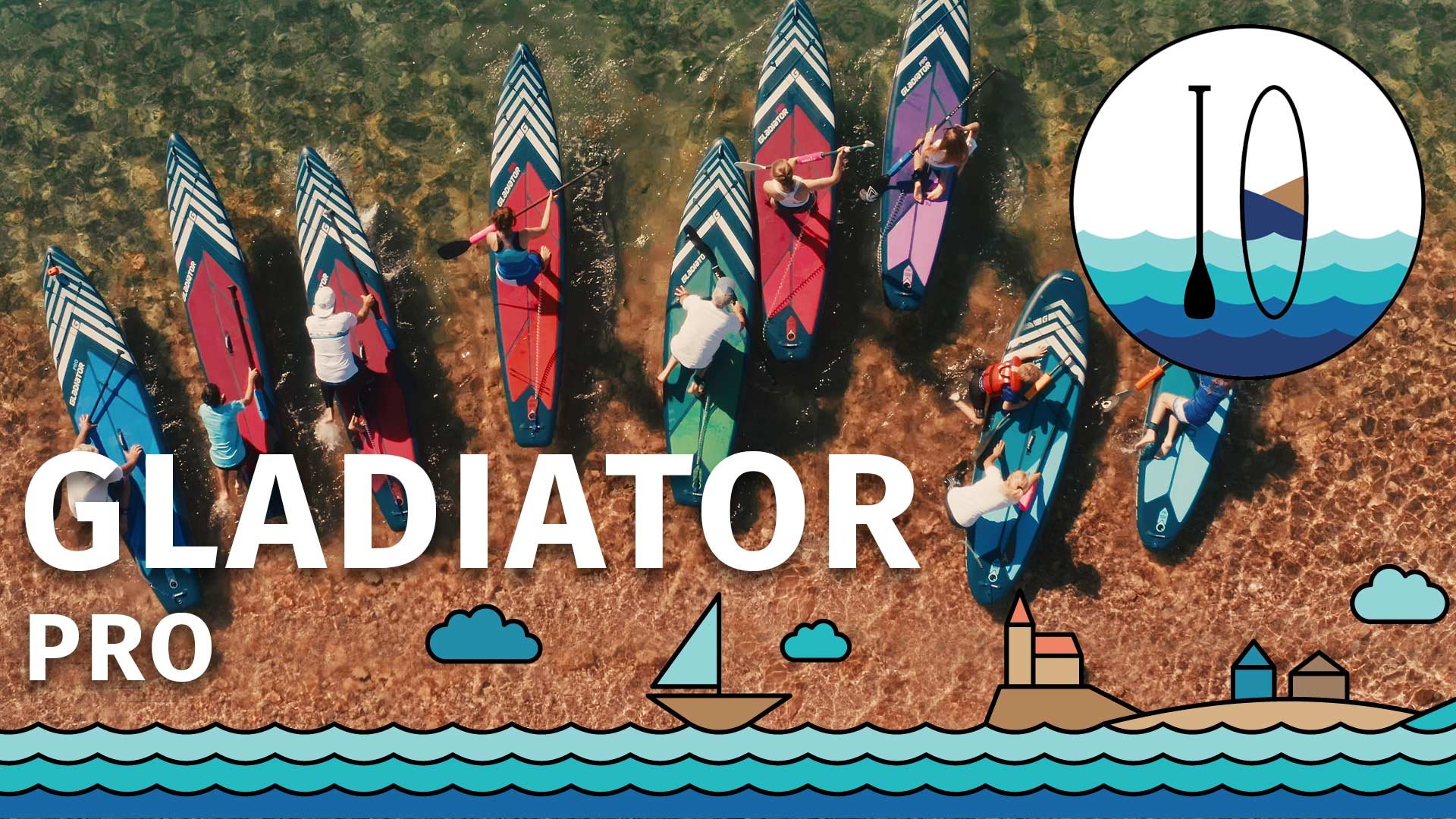 Recenze paddleboardů GLADIATOR PRO