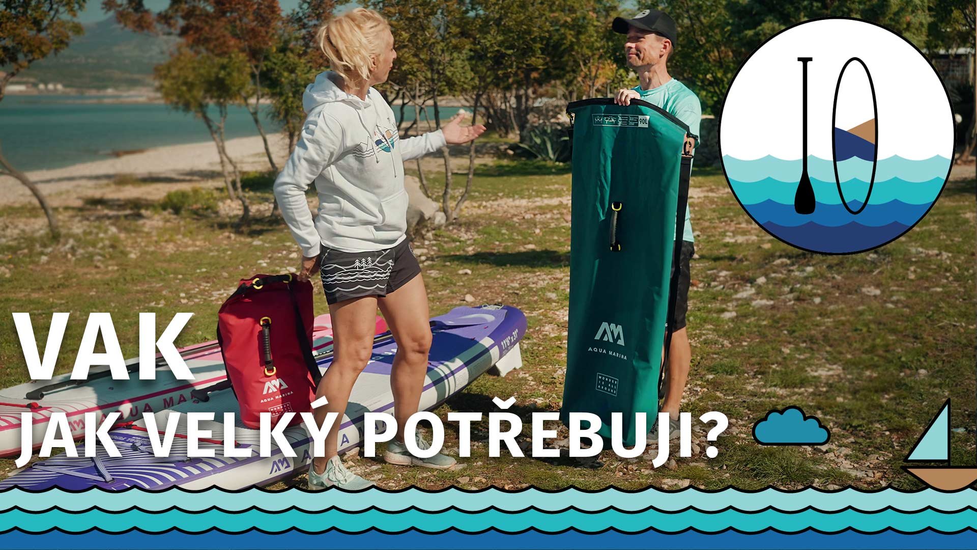 Paddleboard nepromokavý vak dry bag