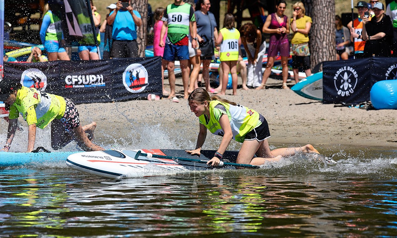 Paddleboardové závody Mácháč 2023 - PÁDLUJTE.CZ sportovní klub