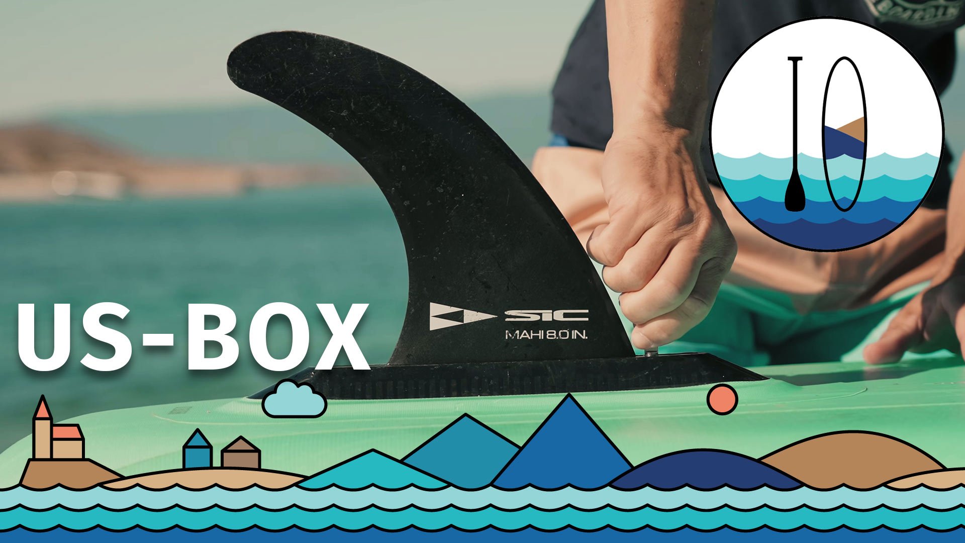 Jak nasadit US-BOX ploutvičku k paddleboardu