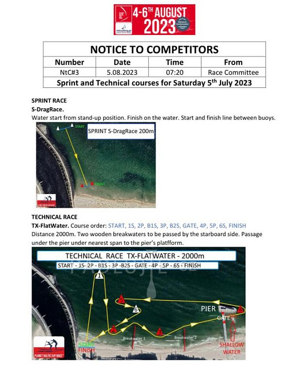 Planet Baltic SUP Race 2023 - Kolobřeh, Polsko - PÁDLUJTE.CZ sportovní klub