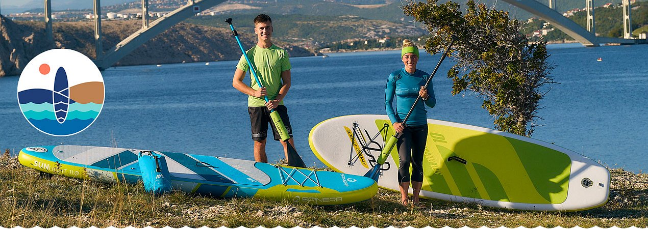 Žlutá - paddleboardy podle barev