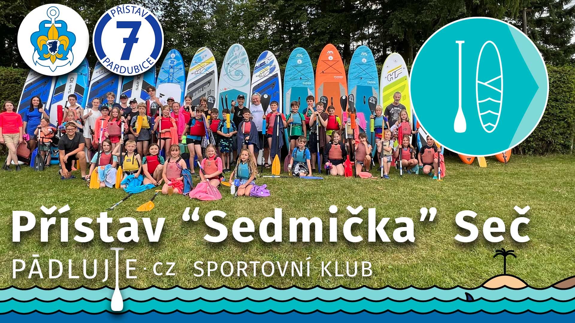 15 paddleboardů pro  skautskou "Sedmičku"