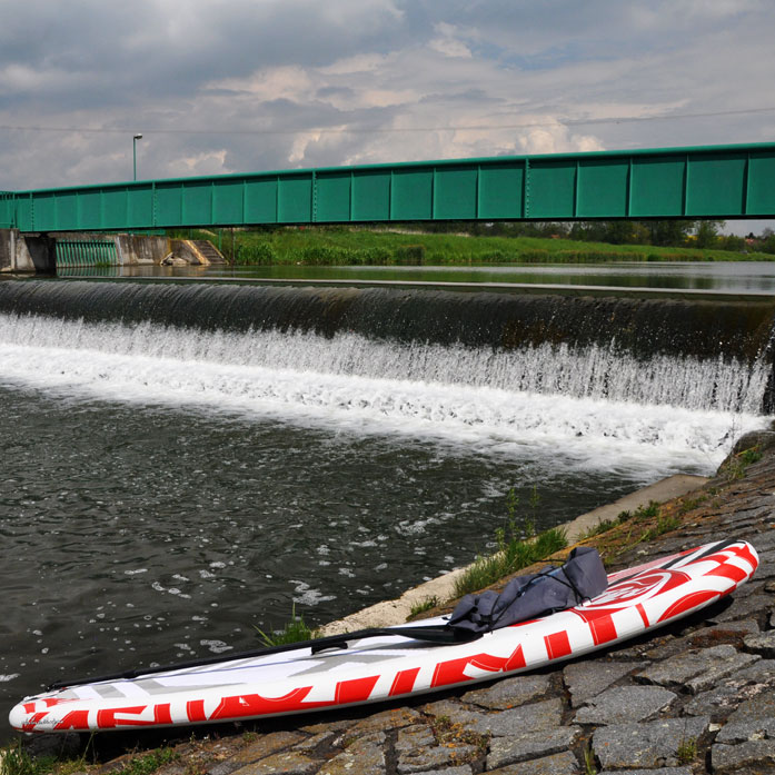 Výlet na paddleboardu Pardubice Labe - Loučná