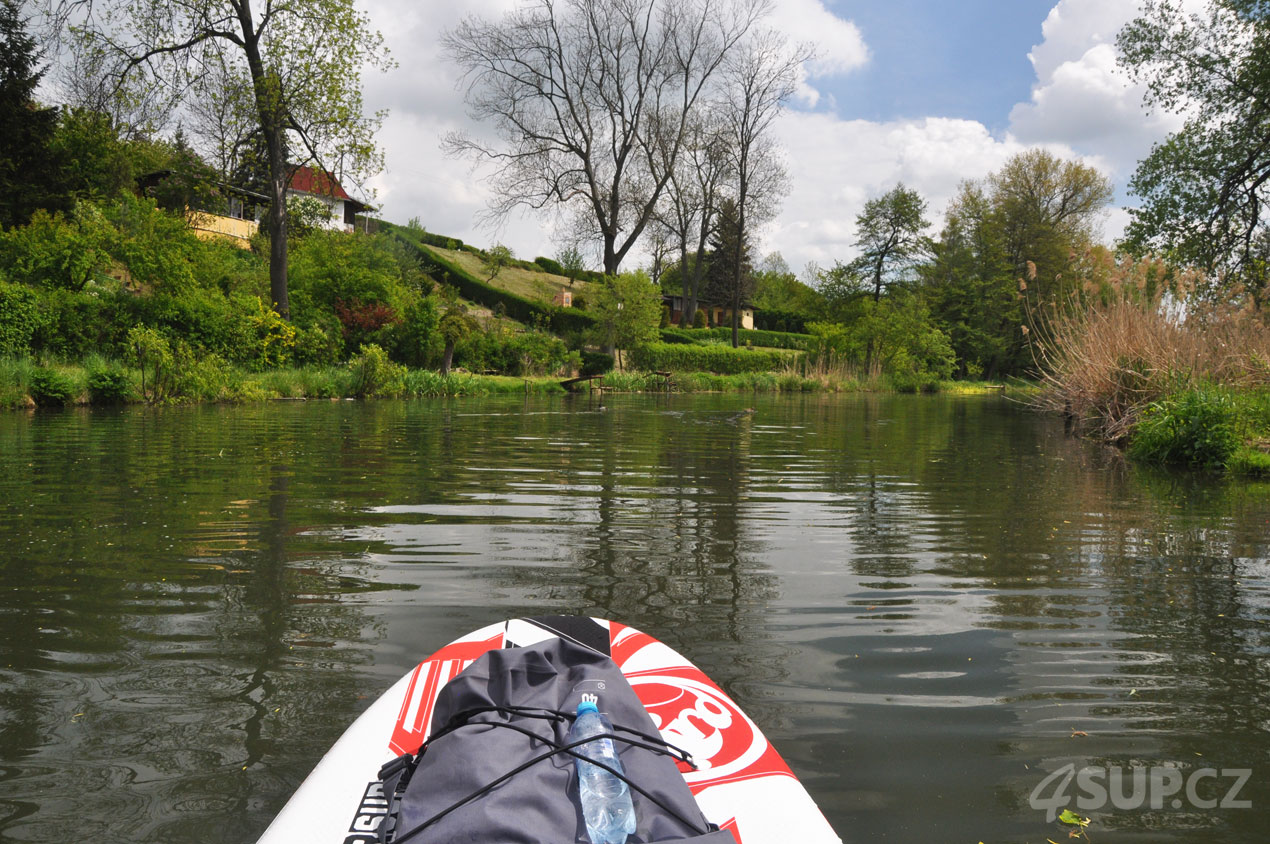 Paddleboard Pardubice výlet Labe - Loučná - Počáply