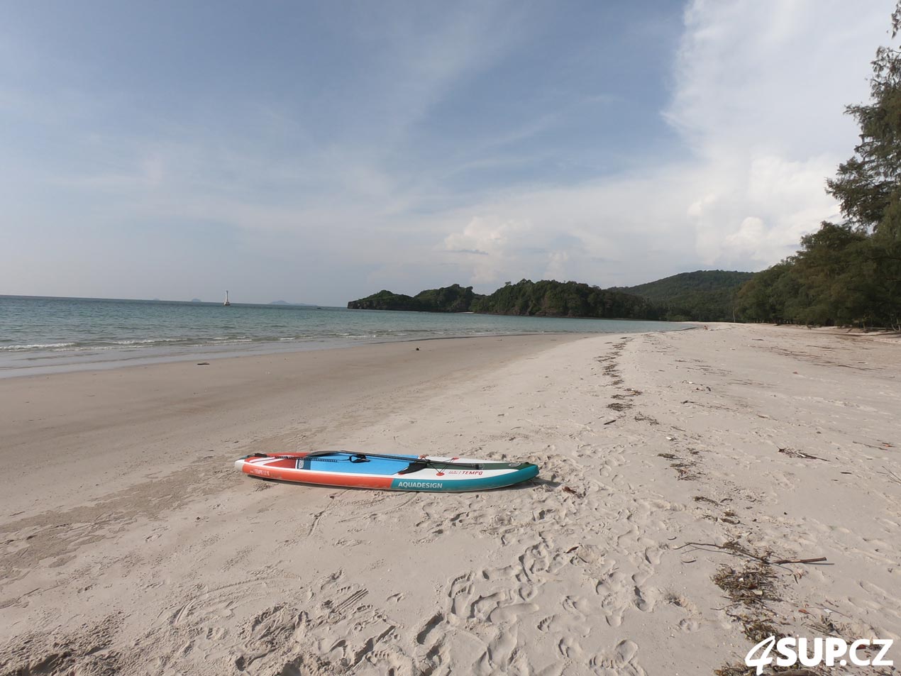 Do džungle na paddleboardu, Thajsko, Tarutao, Aquadesign 11'6 Tempo - pláže jen pro vás