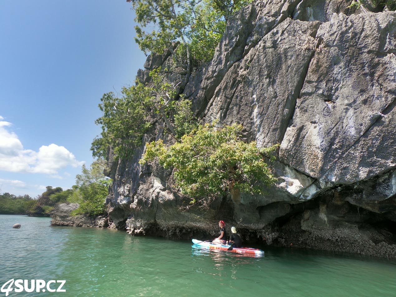 Do džungle na paddleboardu, Thajsko, Tarutao, Aquadesign 11'6 Tempo