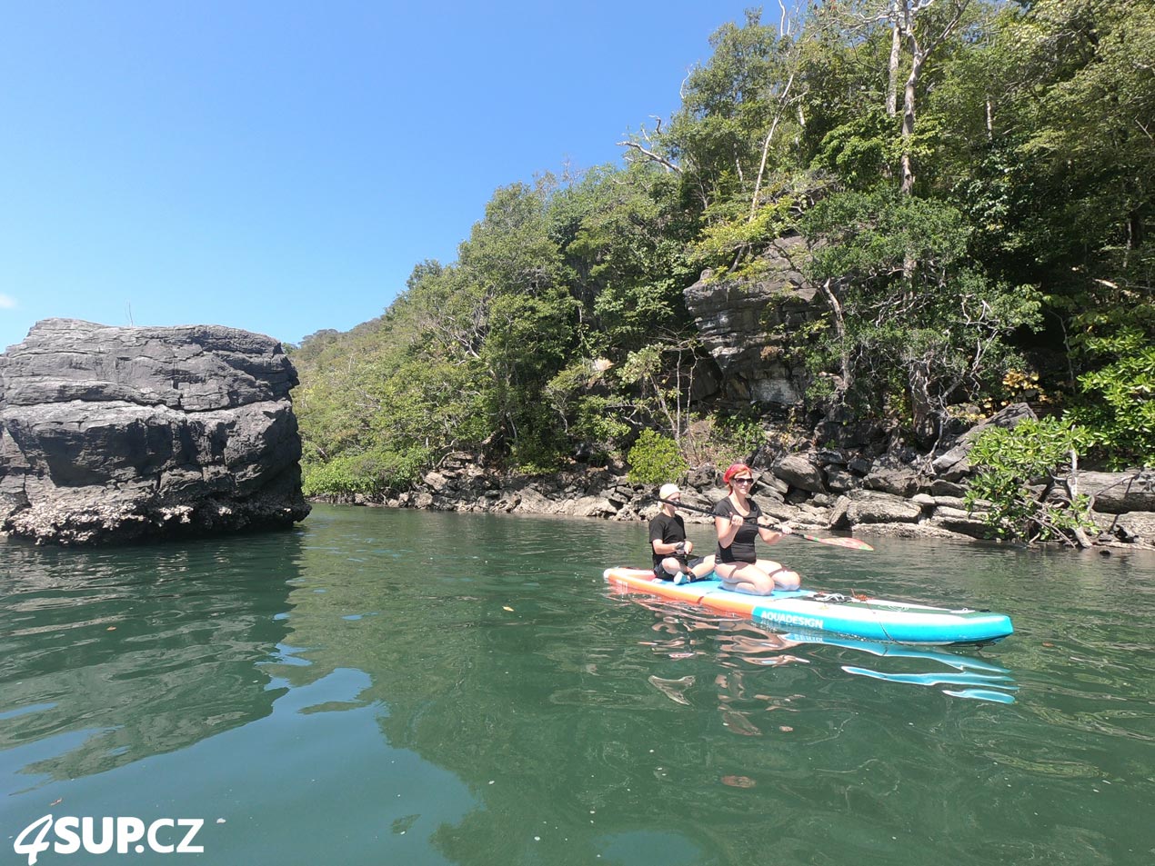 Do džungle na paddleboardu, Thajsko, Tarutao, Aquadesign 11'6 Tempo