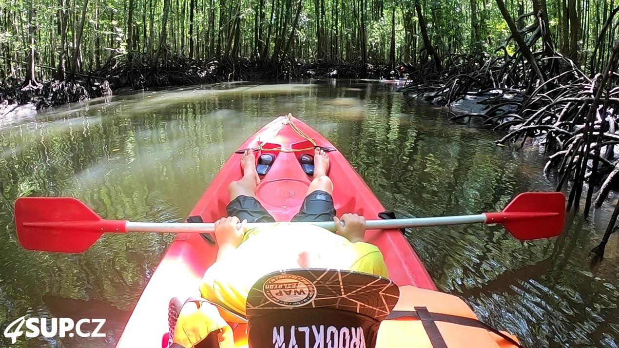 Do džungle na paddleboardu, Thajsko, Tarutao, Aquadesign 11'6 Tempo