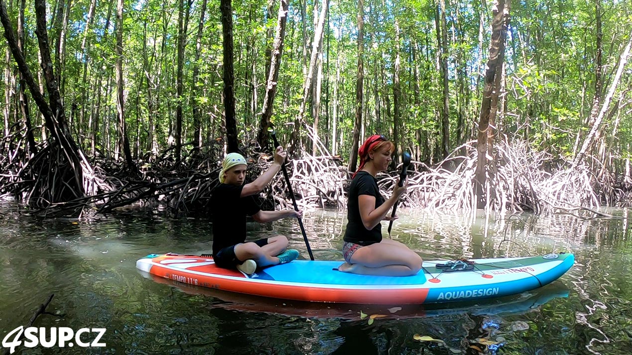 Do džungle na paddleboardu, Thajsko, Tarutao, Aquadesign 11'6 Tempo