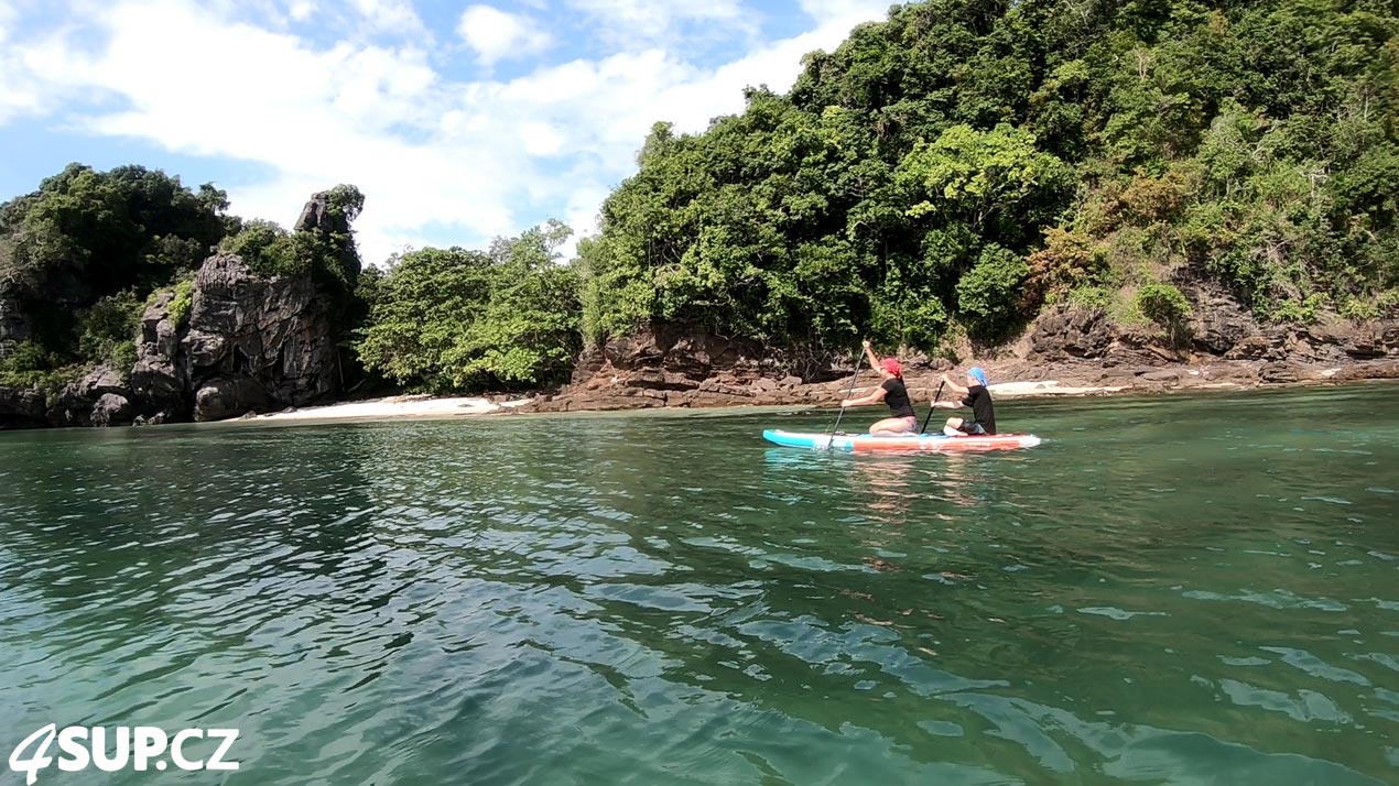 Do džungle na paddleboardu, Thajsko, Tarutao, Aquadesign 11'6 Tempo